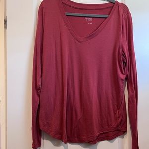 Favorite V-Neck Long Sleeve